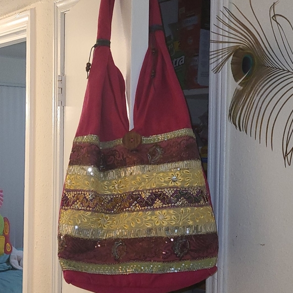 Gypsy boho embroidery bag - Picture 8 of 11